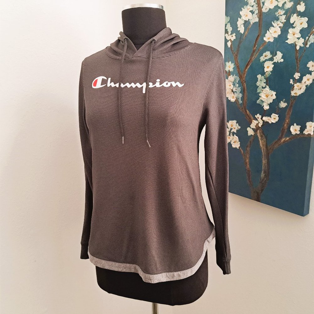 Champion Women Hoodie  Athleticwear Size S Color Gray